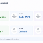 Ekran wywołań dla gości